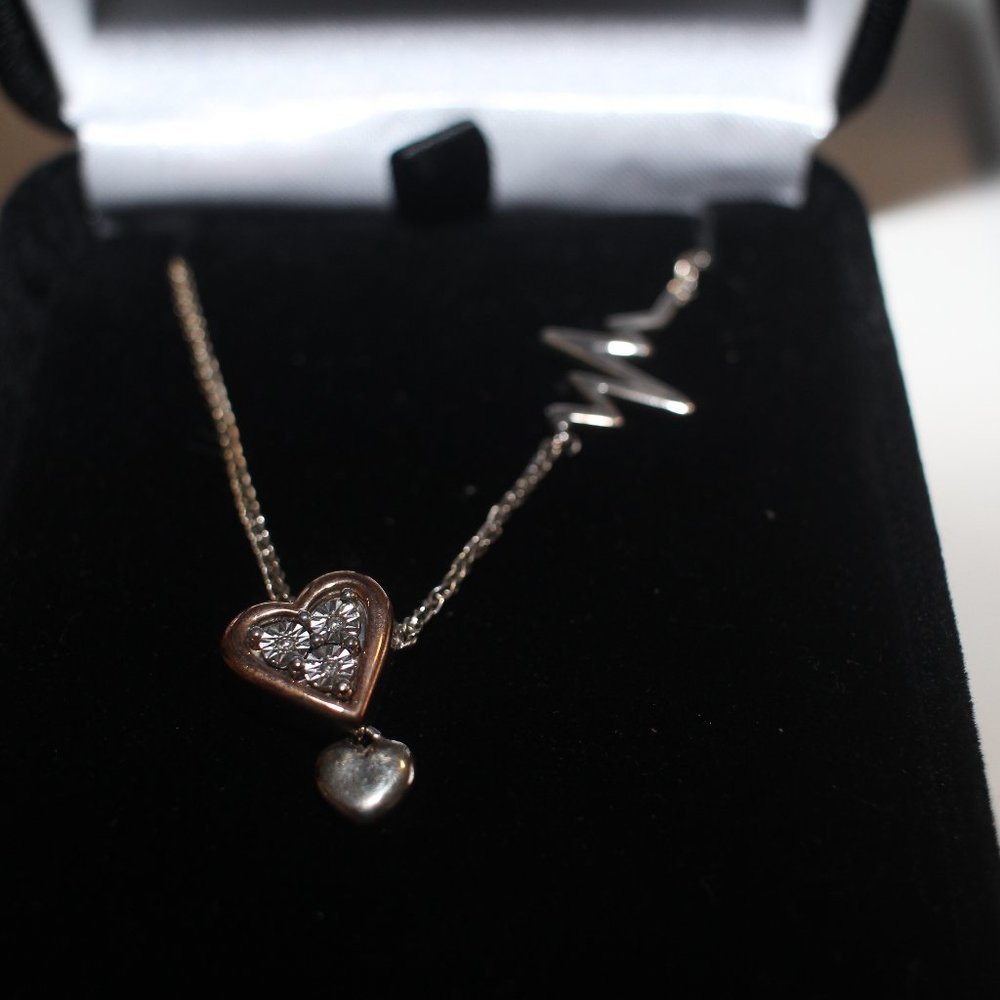 Kay Jewelers | Heart Beat Necklace | Rose Gold